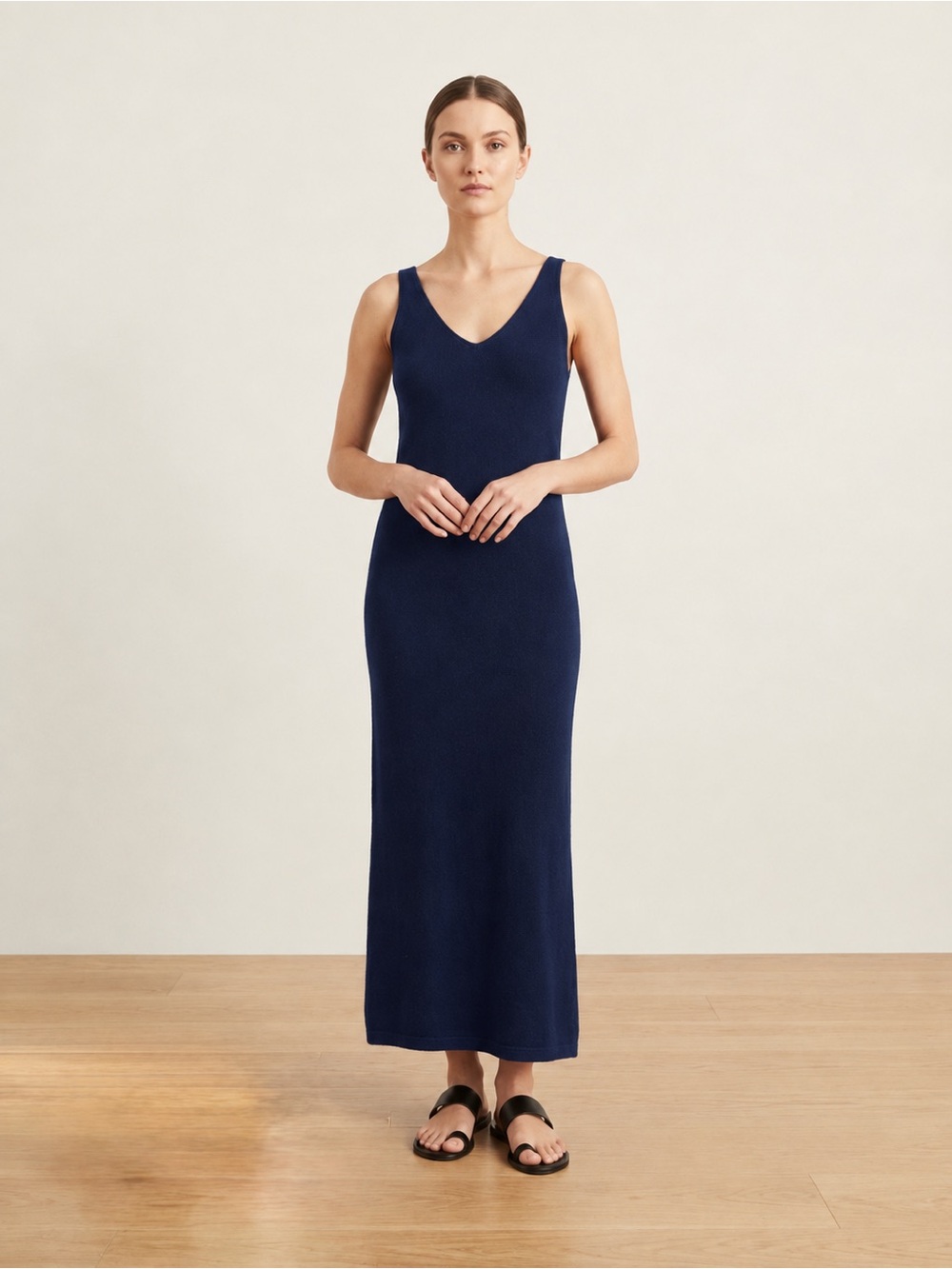 The Cashmere Project Maxi dress, 100% Cashmere